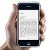 eBook on iPhone